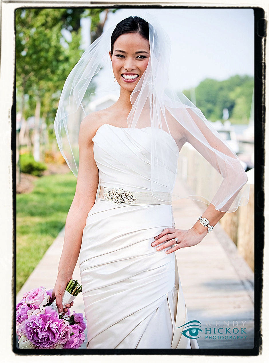 Rhinestone and Pearls bridal sash