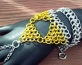 Triforce Handflower Bracelet - Legend of Zelda video game inspired jewelry