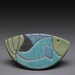Fish,Handmade ceramic, raku fired clay, rocking fish,home decor,whimsy