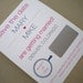 Modern Scratch Off Sticker Save the Date