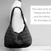 Chevron Hobo Bag - Zipper Slouch Purse in Grey and White (no55)