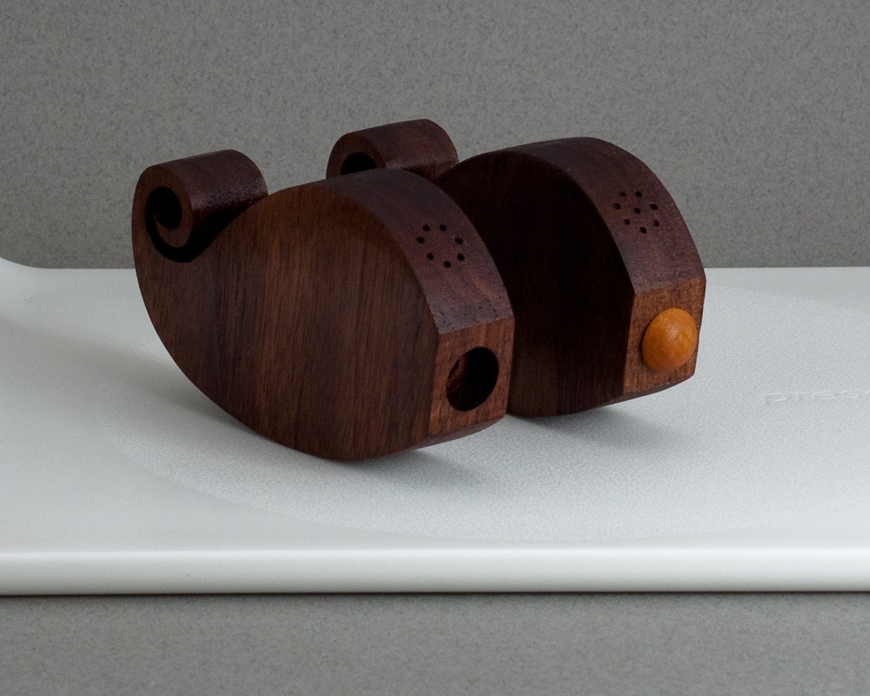 moustache salt and pepper shaker.