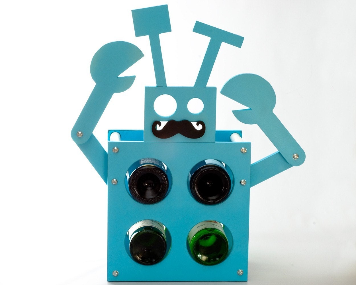 robot wine rack.