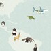 Animal World Map