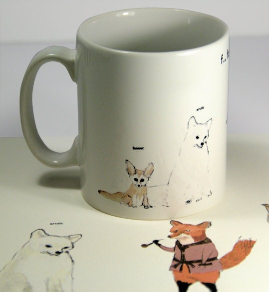 F is for Fox Mug - only 2 left