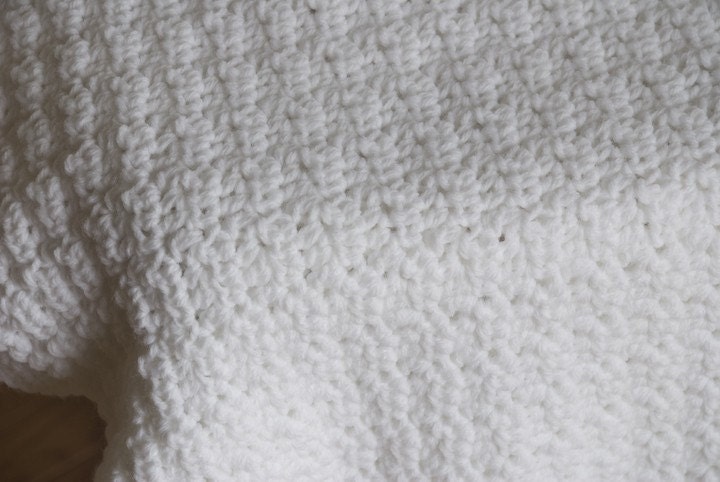 White Baby Afghan