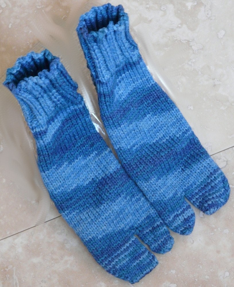Vegan Tabi Socks - Sea Shades - S-M