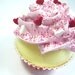 Red Heart Fake Cupcake Mini