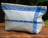 Vintage LInen Reusable Storage Bag---Beautiful Vintage Textile