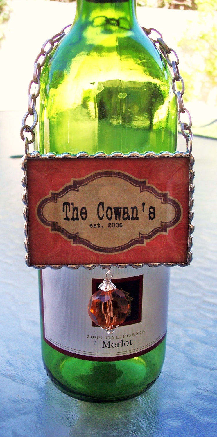 Custom Wine Bottle Charm