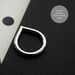 Droplet Eve silver ring