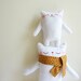 Cat Plush - Mr.White and Baby - Etsy Project Embrace