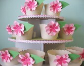 12 Flower Bloomers Cupcake Wrappers Il_170x135