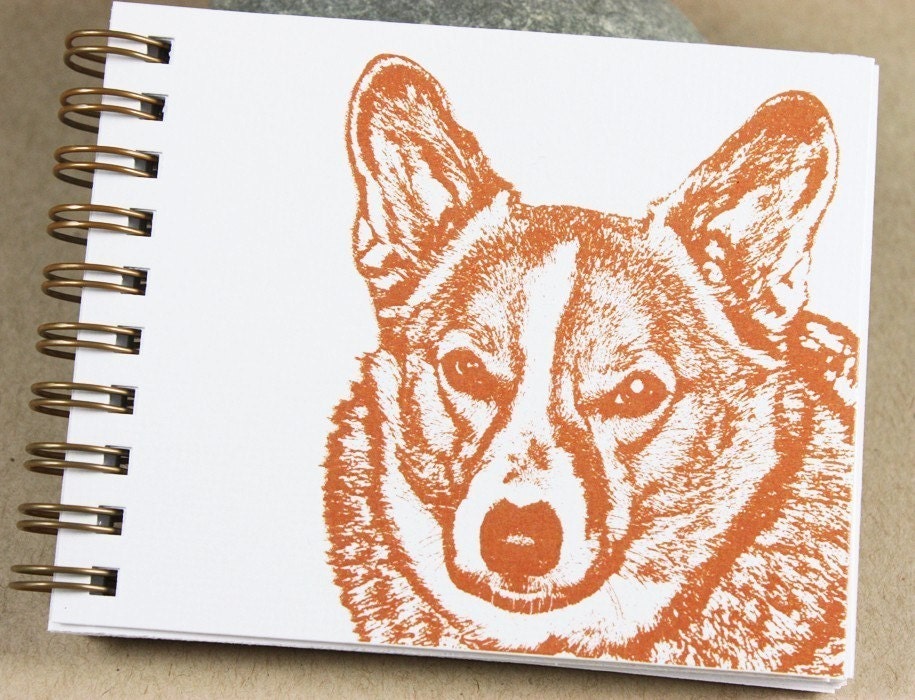 Mini Journal - Rust Corgi