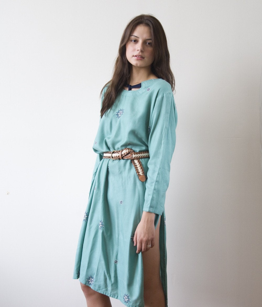 vintage 70s HANDMADE TUNIC- SALE