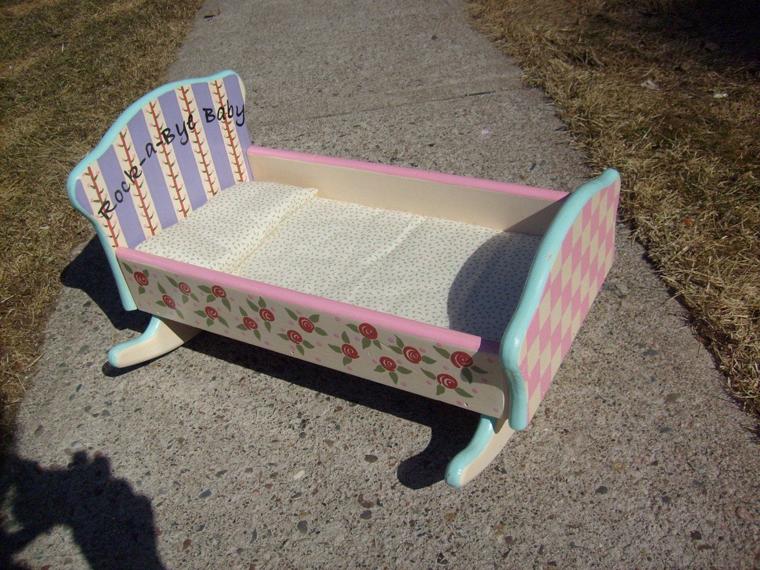 handmade doll cradle