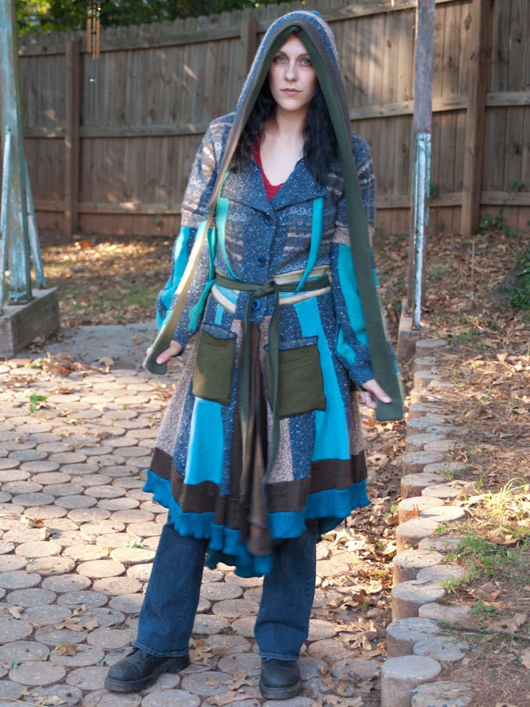 Titania Elf Coat Upcycled Sweater