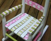 Children's Rocking Chair. Hand painted.