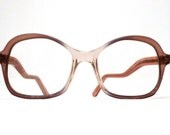 UniSex Mod Designer Twist Hip Hop Horn Rimmed  Frames, Aviator Rectangular Eyeglass,  Sunglasses