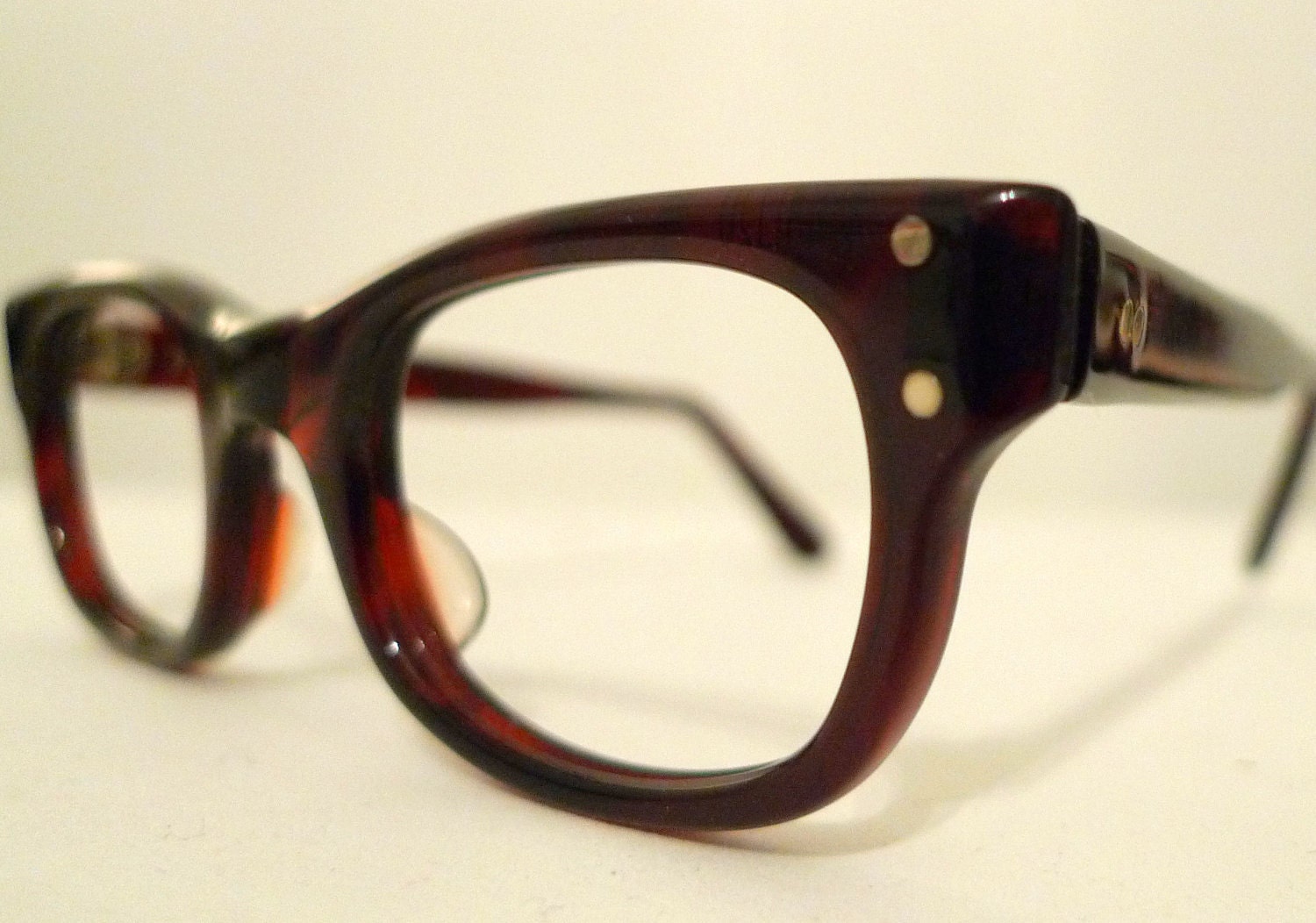 NOS American Optical Smaller Tortoise Shell Eyeglasses/ 40 - 20 / Mad Men / Wayfarer Style Sunglasses Frames