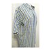 SALE Vintage Oxford Shirt/ Short Sleeves/ Mens Medium/ Golf Top / Blue Yellow Windowpane Plaid