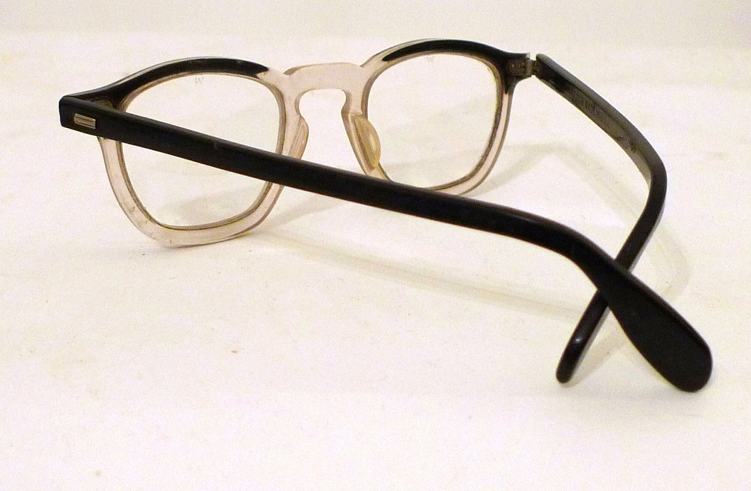 Black - Clear Horn Rimmed Eyeglass Frames //Tart-like //Transparent G-Man, Cat Eye Unisex Sunglasses Willson Optical