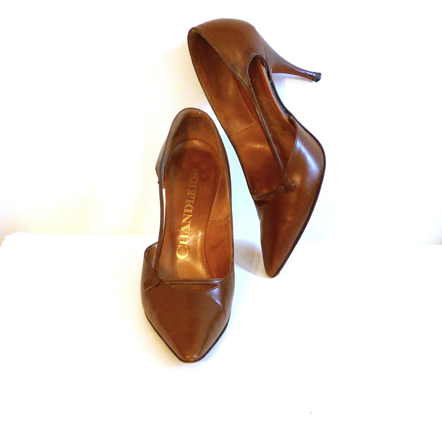 Vintage 1950s Stiletto, High Heel Shoes, Chandlers French Room Originals