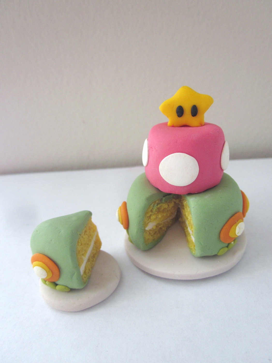 SALE Mario Inspired Miniature Cake