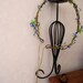Rustic blue Flower Crown bridal Woodland fairy hair accessory music Festival headwreath vine twine Bridal Hairpiece wedding accessory