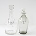 Vintage Decanters . Gin and Fine . Bohemia Glass - Made in Czechoslovakia