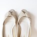 Size 7.5 Peep Toe . 9West Vintage 80's Heels