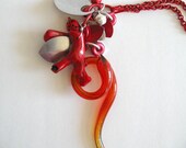 Red Dragon Talisman Chainmaille Necklace