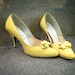 Vintage 1950s Vogue Sunshine Yellow Heels Size 7