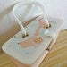 Vintage Pink Lucite and Wood Purse