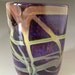 Handmade blown drinking glass cup tumbler