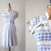 1950s dress - vintage 1950's sunshine party dress