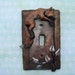 Fox Leaf Light Switch Cover Polymer Clay Lightswitch Plate Metallic Leaves