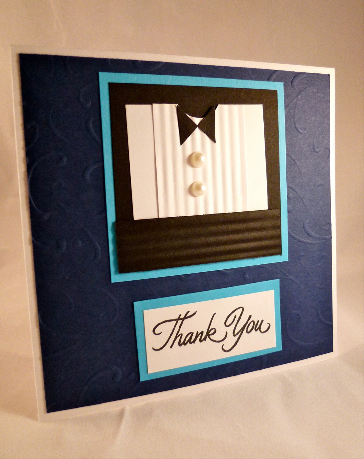Best Man/Groomsmen Thank You Card Set of 5