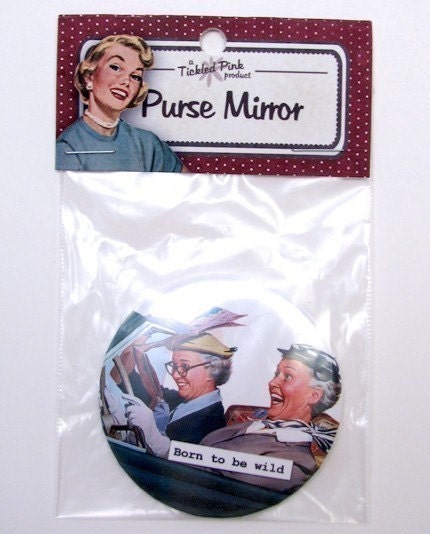 Purse Mirror - Put Your Big Girl Panties On and Deal With It