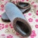 Reserved Listing for Krista - Felted Clogs