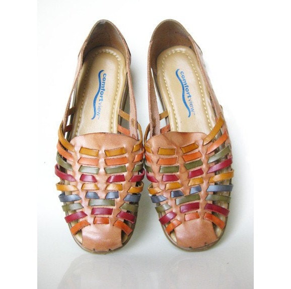 rainbow huaraches sandals