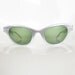 Vintage TURA Eyeglasses // 1960s 60s Cateye Cat Eye Silver Glasses // Optical Frames Womens Ladies MAD MEN Rockabilly