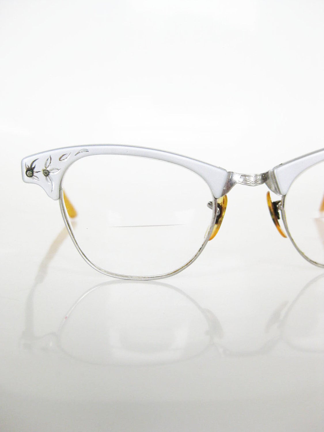 Vintage Cat Eye Art Craft Eyeglasses Glasses By Oliverandalexa 