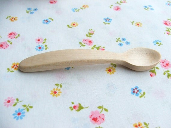 Wooden Baby Bowl and Spoon, in Maple - Wood Dishes