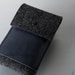 iPhone wallet sleeve KUBIST german wool felt and leather wallet and sleeve for your iPhone