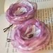 SALE Lilac - Pair of Flower Hairpins in Pink