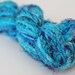 Recycled hand spun and dyed cotton yarn