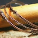Hammered Copper Bangles - One of a Kind