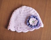 Crochet Pattern PDF - Loopsy Daisy Flapper Hat, Sizes Preemie to Adult