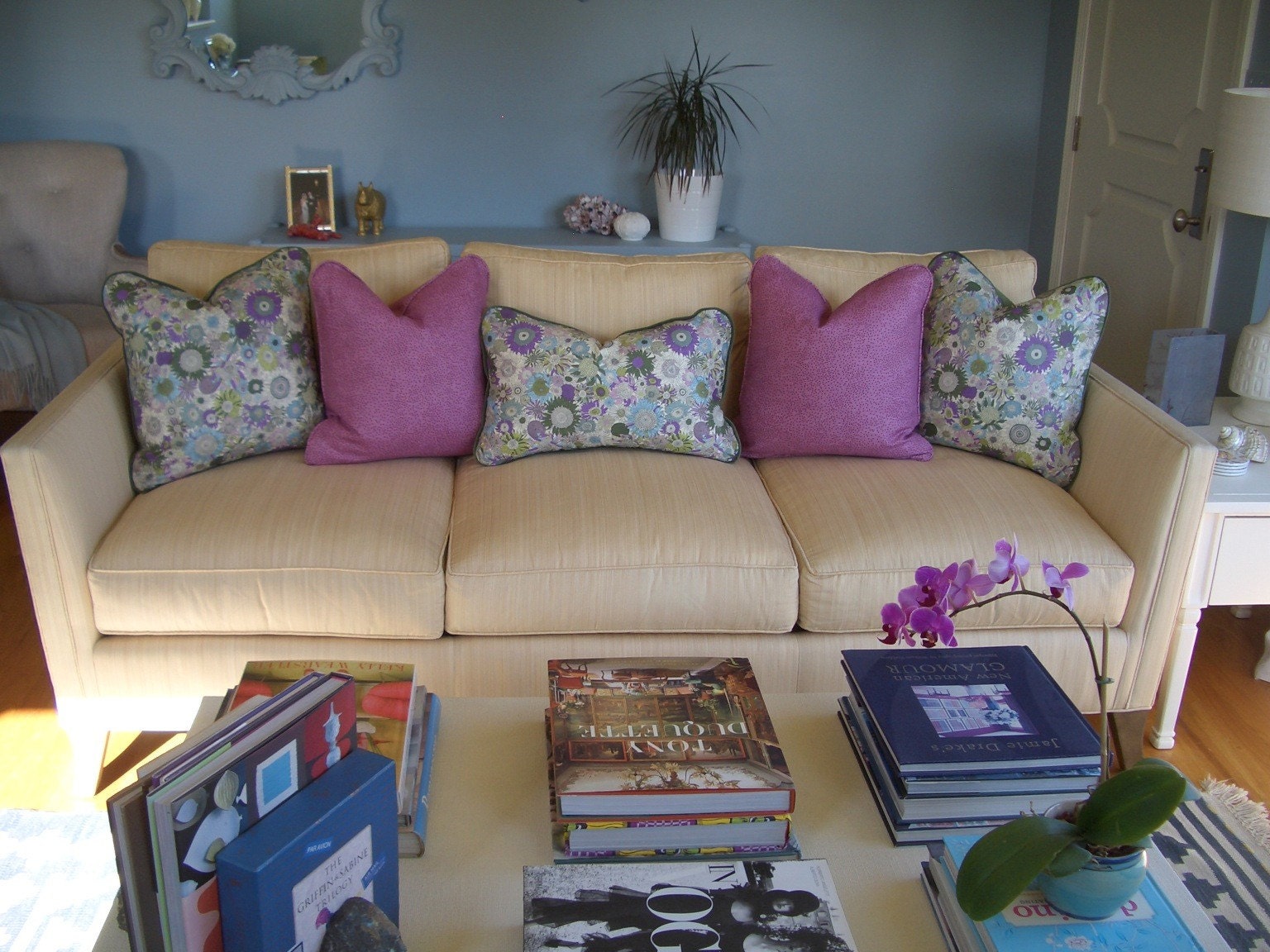 Pair, Liberty of London Cushions - Lawn